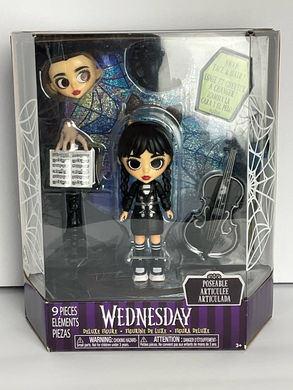 Wednesday Deluxe 6- inch Articulated Figure With Accessories